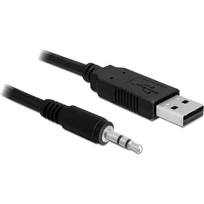 DeLOCK USB 2.0/3.5 mm Audiokabel - 1,8 m - Schwarz DeLOCK USB 2.0/3.5 mm Audiokabel - 1,8 m - Schwarz
