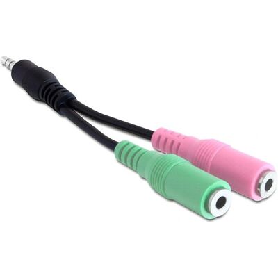 DeLOCK Model: 4pin TRRS OMTP Adapter - Audio Cable DeLOCK Model: 4pin TRRS OMTP Adapter - Audio Cable