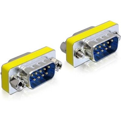 DeLOCK D-sub 9 M/M Silber - Adapter DeLOCK D-sub 9 M/M Silber - Adapter