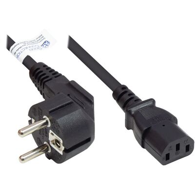 Alcasa P0130-S150 Cable de alimentación - 15m, E+F a C13, Negro Alcasa P0130-S150 Cable de alimentación - 15m, E+F a C13, Negro