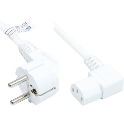 Alcasa P0131-W018 Stromkabel - Stecker Typ E+F, C13, 1,8 m Alcasa P0131-W018 Stromkabel - Stecker Typ E+F, C13, 1,8 m