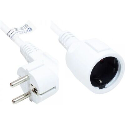 Alcasa P0102-W020 Netzkabel - Weiß - 2 m Alcasa P0102-W020 Netzkabel - Weiß - 2 m