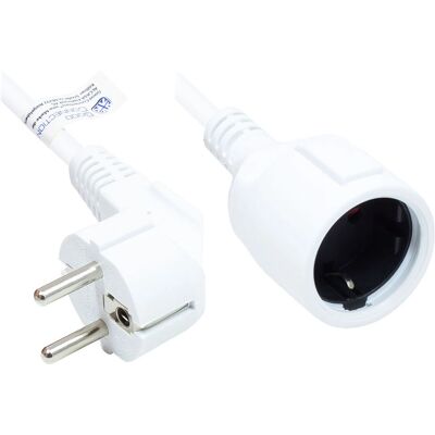 Alcasa P0102-W030 Stromkabel - Weiß, 3 m, E+F Stecker Alcasa P0102-W030 Stromkabel - Weiß, 3 m, E+F Stecker