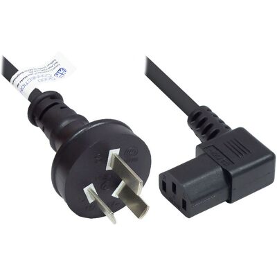 Alcasa P8031-S018 Stromkabel - 1,8 m, Typ I, C13-Koppler, Schwarz Alcasa P8031-S018 Stromkabel - 1,8 m, Typ I, C13-Koppler, Schwarz