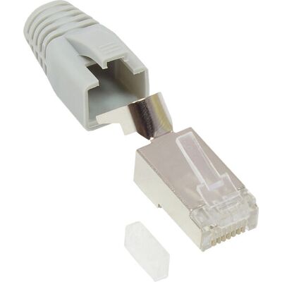 Good Connections GC-N0090 Conector RJ45 Blindado Cat6A - Gris Good Connections GC-N0090 Conector RJ45 Blindado Cat6A - Gris