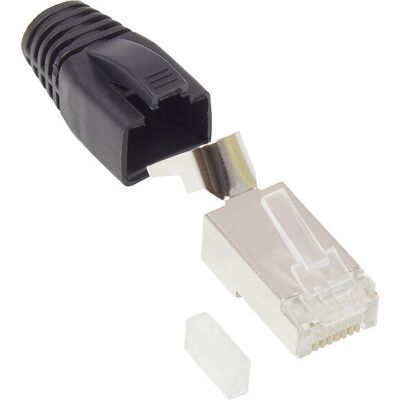 Conjunto de Conectores RJ-45 Blindados Cat.6A de Good Connections Conjunto de Conectores RJ-45 Blindados Cat.6A de Good Connections