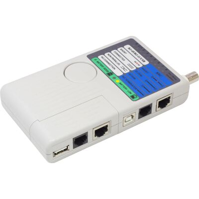 Alcasa GC-N0097 Netzwerkkabel-Tester - UTP/STP, Fernbedienung Alcasa GC-N0097 Netzwerkkabel-Tester - UTP/STP, Fernbedienung