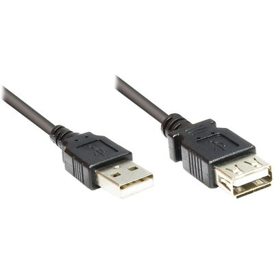Alcasa 2511-OF5S USB Kabel - 5m - Schwarz - USB 2.0 - Männlich auf Weiblich Alcasa 2511-OF5S USB Kabel - 5m - Schwarz - USB 2.0 - Männlich auf Weiblich