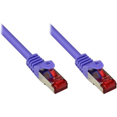 Cable de red Alcasa 0,25m Cat6 S/FTP - Violeta Cable de red Alcasa 0,25m Cat6 S/FTP - Violeta