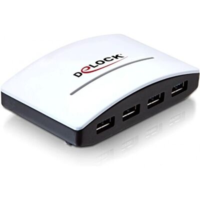 DeLOCK - USB 3.0 HUB 4 Port - Külső - Fekete - USB hub DeLOCK - USB 3.0 HUB 4 Port - Külső - Fekete - USB hub