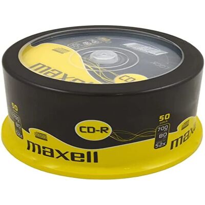 Maxell Model 628523.40.Cn 700MB 52x CD-R - CD-R Maxell Model 628523.40.Cn 700MB 52x CD-R - CD-R