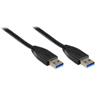 Cable USB 3.0 Alcasa 1.8m - Negro Cable USB 3.0 Alcasa 1.8m - Negro