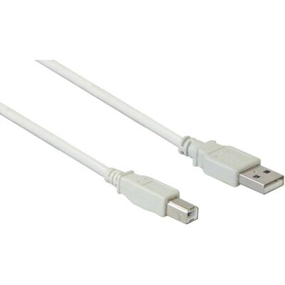 Alcasa 2510-05 USB 2.0 Cable 0.5m White Alcasa 2510-05 USB 2.0 Cable 0.5m White