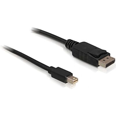 DeLOCK - mini DP/DP 1.2 - 2 m - Fekete - Kábel DeLOCK - mini DP/DP 1.2 - 2 m - Fekete - Kábel