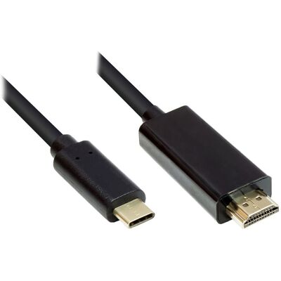 Alcasa GC-M0100 Videokabeladapter - 1m - HDMI Type A - USB Typ-C Alcasa GC-M0100 Videokabeladapter - 1m - HDMI Type A - USB Typ-C