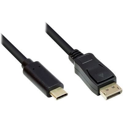Alcasa GC-M0109 Video Kabeladapter 10 m USB-C zu DisplayPort Schwarz Alcasa GC-M0109 Video Kabeladapter 10 m USB-C zu DisplayPort Schwarz