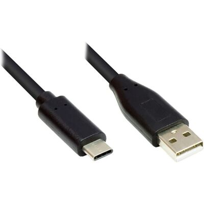 Alcasa GC-M0118 USB Kabel - USB 2.0, 2m, Schwarz Alcasa GC-M0118 USB Kabel - USB 2.0, 2m, Schwarz