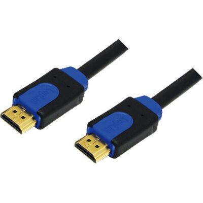 LogiLink CHB1102 - Câble HDMI 2m - HDMI Standard - Noir, Bleu - Publicité LogiLink CHB1102 - Câble HDMI 2m - HDMI Standard - Noir, Bleu - Publicité