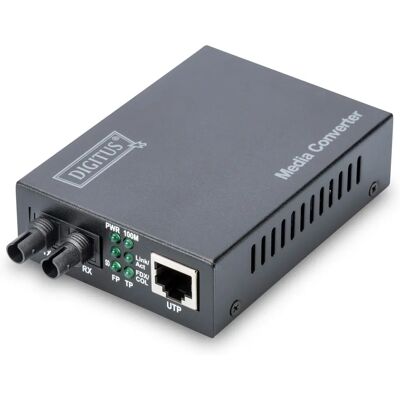 Digitus DN-82010-1 Netwerkmediaconverter - Zwart Digitus DN-82010-1 Netwerkmediaconverter - Zwart