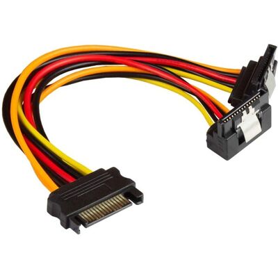 Alcasa 0.2M SATA / 2xSATA - Power Cable - 20cm Alcasa 0.2M SATA / 2xSATA - Power Cable - 20cm