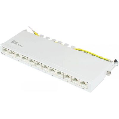 Alcasa GC-N0120 - 10Gb Ethernet Patchpanel - Stahl - 12 Ports Alcasa GC-N0120 - 10Gb Ethernet Patchpanel - Stahl - 12 Ports