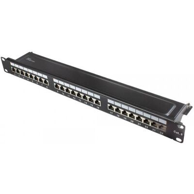 Alcasa GC-N0139 Stahl 24-Port Gigabit Ethernet Patch Panel - 1U Alcasa GC-N0139 Stahl 24-Port Gigabit Ethernet Patch Panel - 1U