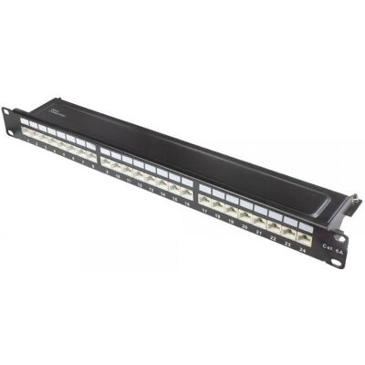 Alcasa GC-N0145 Patchpanel - 24 Ports 10Gb Ethernet 1U Schwarz Alcasa GC-N0145 Patchpanel - 24 Ports 10Gb Ethernet 1U Schwarz