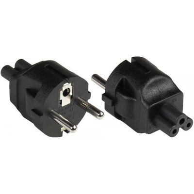 Good Connections PA-0005S - Stromadapter mit E/F & C5 - Schwarz Good Connections PA-0005S - Stromadapter mit E/F & C5 - Schwarz