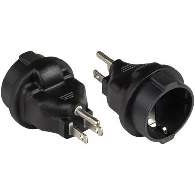 Alcasa PA-4502S Power Plug Adapter - Type B F - 250V 10A Alcasa PA-4502S Power Plug Adapter - Type B F - 250V 10A