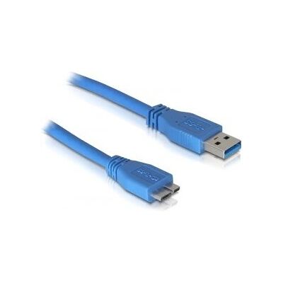 DeLOCK Micro USB 3.0 - 2M USB Kabel USB A Blau - USB Kabel DeLOCK Micro USB 3.0 - 2M USB Kabel USB A Blau - USB Kabel