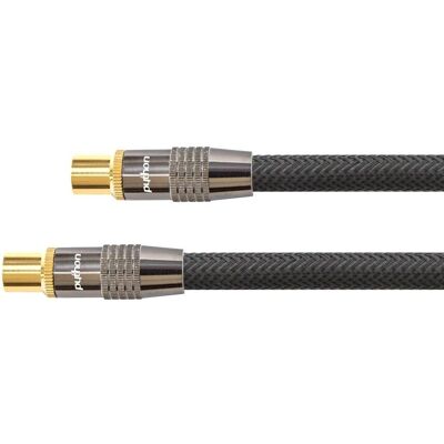 Python Gc-M2011 - 1m Koaxialkabel mit Goldkontakten Python Gc-M2011 - 1m Koaxialkabel mit Goldkontakten