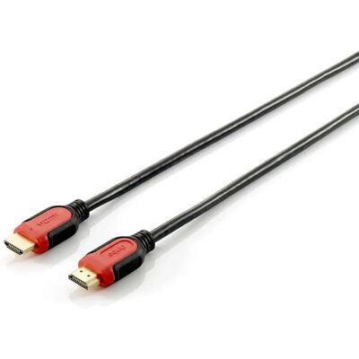 Equip 119343 HDMI-Kabel - HDMI Typ A - 3m - Schwarz, Rot - HDMI 2.0 Unterstützung Equip 119343 HDMI-Kabel - HDMI Typ A - 3m - Schwarz, Rot - HDMI 2.0 Unterstützung