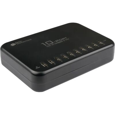 Chargeur USB de Bureau GoodConnections 120W 10 Ports Noir Chargeur USB de Bureau GoodConnections 120W 10 Ports Noir
