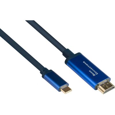 Alcasa 4520-CSF010B Videokabeladapter - 1m USB-C HDMI Alcasa 4520-CSF010B Videokabeladapter - 1m USB-C HDMI
