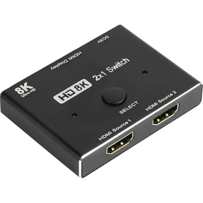 Interrupteur HDMI Good Connections 2x1 - 8K @30Hz, Directionnel Interrupteur HDMI Good Connections 2x1 - 8K @30Hz, Directionnel