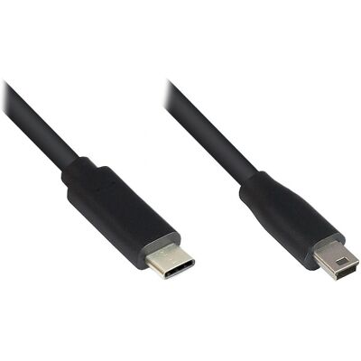 Alcasa 3310-CM003 USB Cable - USB C to Mini-USB B - 0.3m Alcasa 3310-CM003 USB Cable - USB C to Mini-USB B - 0.3m