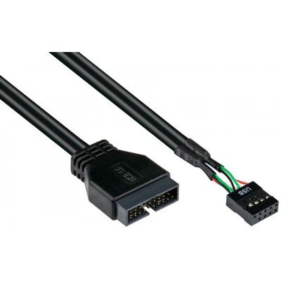 Alcasa 5021-PST3 USB Kabeladapter - USB 3.0 auf 2.0 - Schwarz Alcasa 5021-PST3 USB Kabeladapter - USB 3.0 auf 2.0 - Schwarz