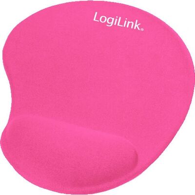 LogiLink ID0027P Pink Mausmatte - Mauspad mit Gel-Handgelenkstütze LogiLink ID0027P Pink Mausmatte - Mauspad mit Gel-Handgelenkstütze