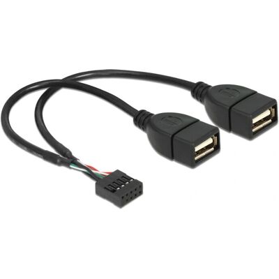 DeLOCK 83292 Internes USB Kabel - Feminin / Feminin - 0,2m DeLOCK 83292 Internes USB Kabel - Feminin / Feminin - 0,2m