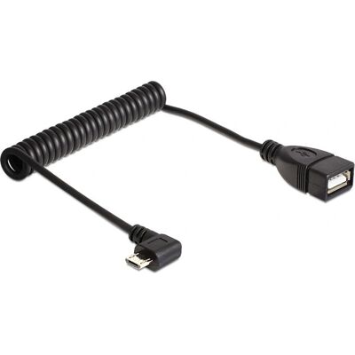 DeLOCK 83354 USB-Kabel - Micro-USB B zu USB A - 0,5 m - Schwarz DeLOCK 83354 USB-Kabel - Micro-USB B zu USB A - 0,5 m - Schwarz