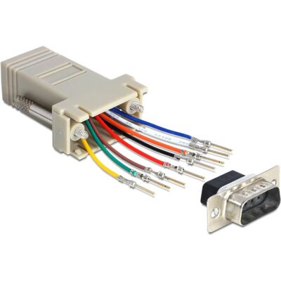 DeLOCK 65462 Grauer Sub-D 9 RJ45 Kabel Gender Wechsel DeLOCK 65462 Grauer Sub-D 9 RJ45 Kabel Gender Wechsel