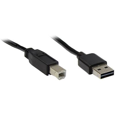 Alcasa USB 2.0 A/B 1m - Cable USB Alcasa USB 2.0 A/B 1m - Cable USB