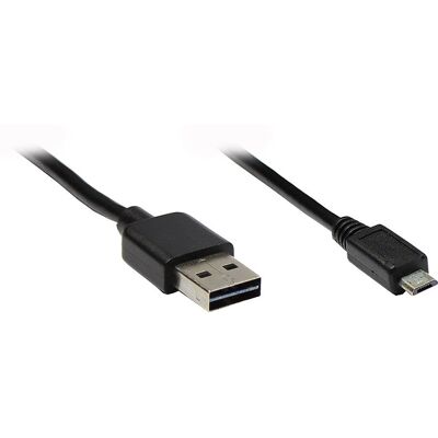 Alcasa USB 2.0 A/micro B 3m - USB Cable Alcasa USB 2.0 A/micro B 3m - USB Cable