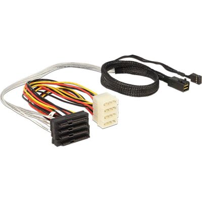 DeLOCK 83390 Mini SAS HD 4x SFF 8643 SAS 4x SFF 8482 Kabel - SCSI DeLOCK 83390 Mini SAS HD 4x SFF 8643 SAS 4x SFF 8482 Kabel - SCSI