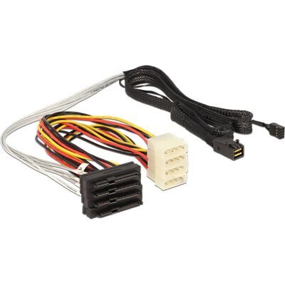 DeLOCK 83391 - Mini SAS HD, SAS 29p Kabel - 1m - Mehrfarbig DeLOCK 83391 - Mini SAS HD, SAS 29p Kabel - 1m - Mehrfarbig