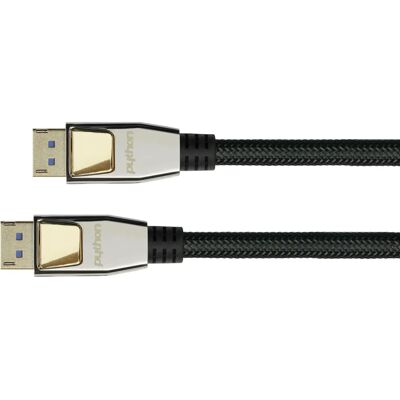 Python DP20-PY005 DisplayPort Kabel 0,5 m Schwarz - DisplayPort Kabel Python DP20-PY005 DisplayPort Kabel 0,5 m Schwarz - DisplayPort Kabel