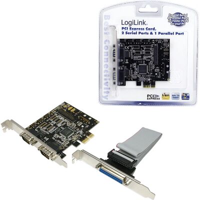 LogiLink PC0033 Interface Card - PCIe RS-232 Serial Adapter LogiLink PC0033 Interface Card - PCIe RS-232 Serial Adapter