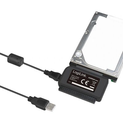 LogiLink AU0006C liitäntälaite - USB 2.0, IDE, SATA LogiLink AU0006C liitäntälaite - USB 2.0, IDE, SATA