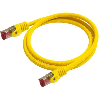 Câble réseau Python 8063PY-020Y - 2m, Cat6, S/FTP, Jaune - Publicité Câble réseau Python 8063PY-020Y - 2m, Cat6, S/FTP, Jaune - Publicité