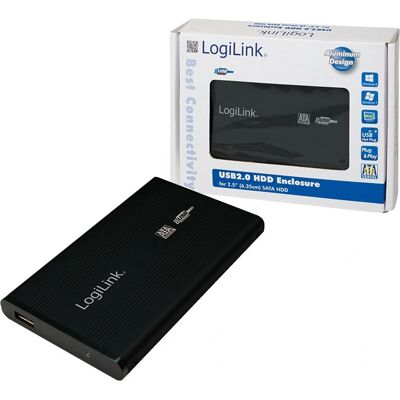LogiLink UA0041B Gehäuse für Festplatte - Storage Drive Enclosure LogiLink UA0041B Gehäuse für Festplatte - Storage Drive Enclosure